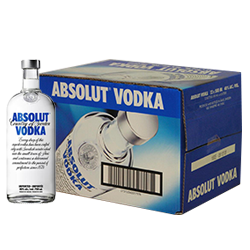 Absolute Vodka Carton