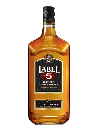 Label 5 blended scotch whisky