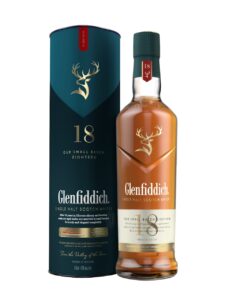 The Glenfiddich Whisky - 18 years old. A single malt whisky