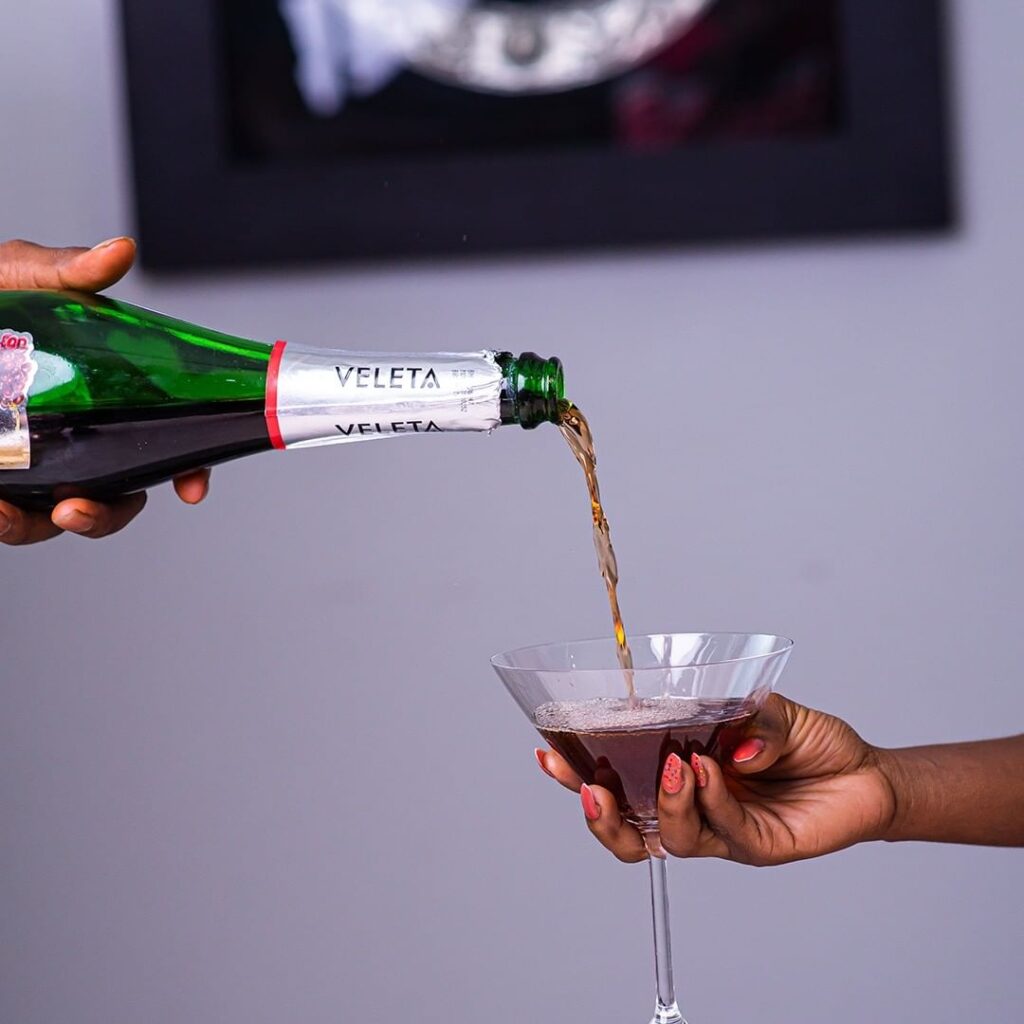 Veleta - Non-alcoholic wine Nigerians love to drink. Alcohol free wine