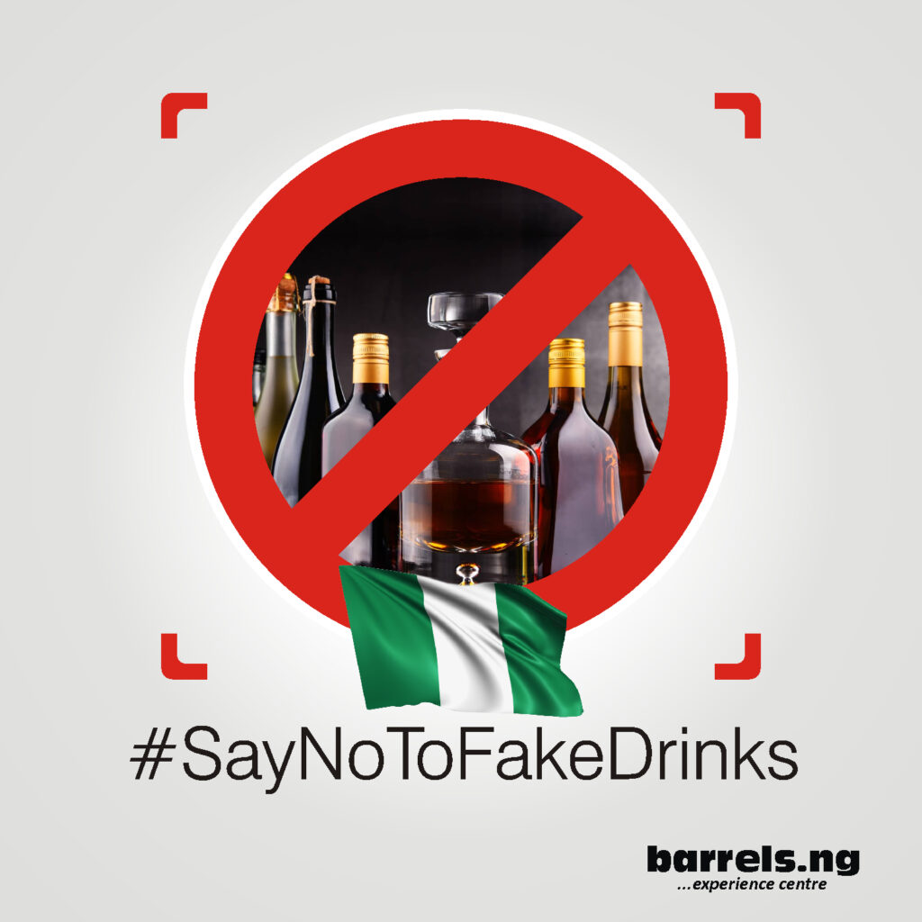 say no to fake drinks in Nigeria