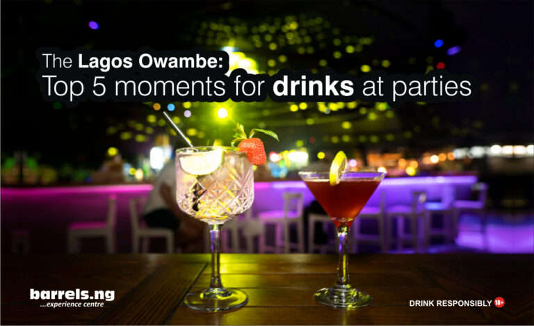 The Lagos Owambe: Top 5 moments for drinks at parties